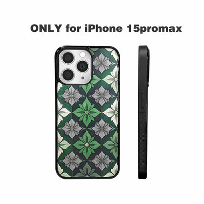 iPhone 15 Pro Max Case — Aromantic Flag Color Theme Small Rainbow, Personalized Phone Case