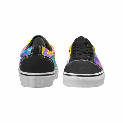 WOMEN'S Smiley Facessmiley Faces  Lace-Up Canvas Y2K Custom Shoes