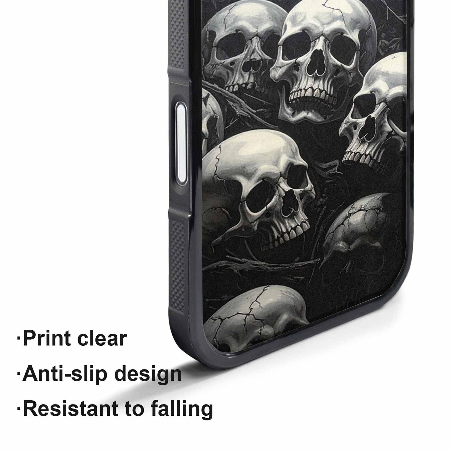 iPhone 17 Air Case — Skull Dark Art Gothic Print Gothic, Custom Phone Case