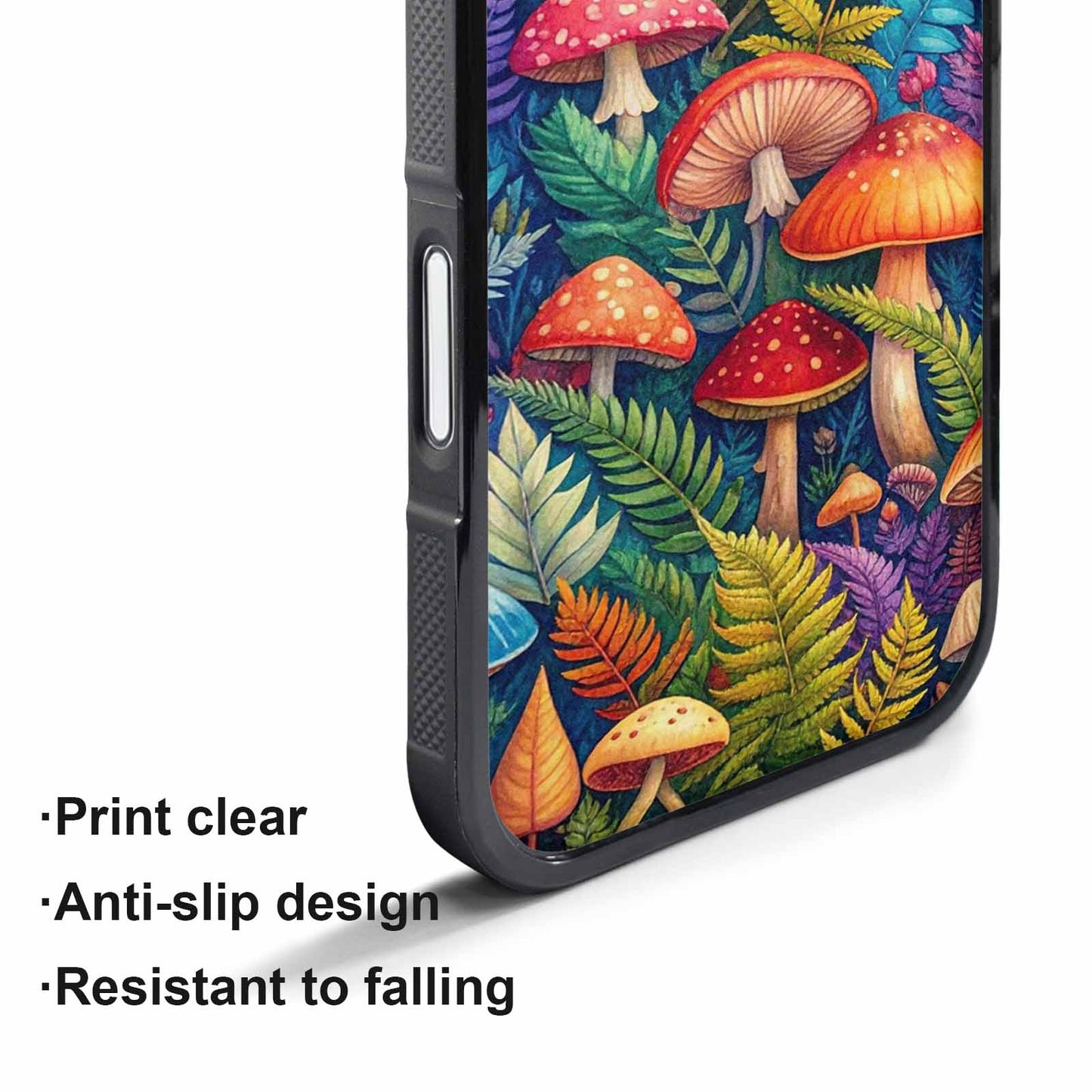 iPhone 17 Pro Max Case — Mushrooms Botanicalmushrooms P Cix Floral, Custom Printed Phone Case
