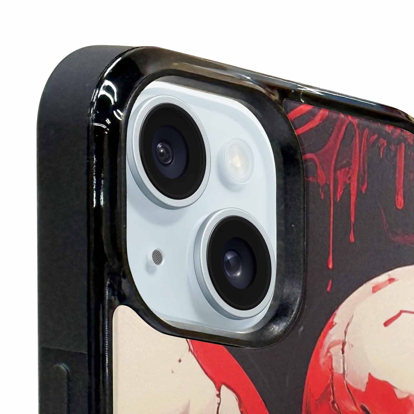 iPhone 15 Plus Case — 1000\'s Of Skulls Overlapping Eachother Everywhere, Unique Phone Case Design