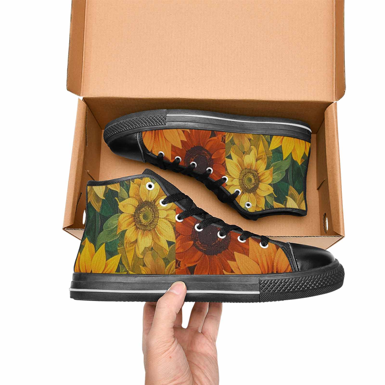 WOMEN'S Blend Melt Them High Top Canvas Aesthetic Shoes
