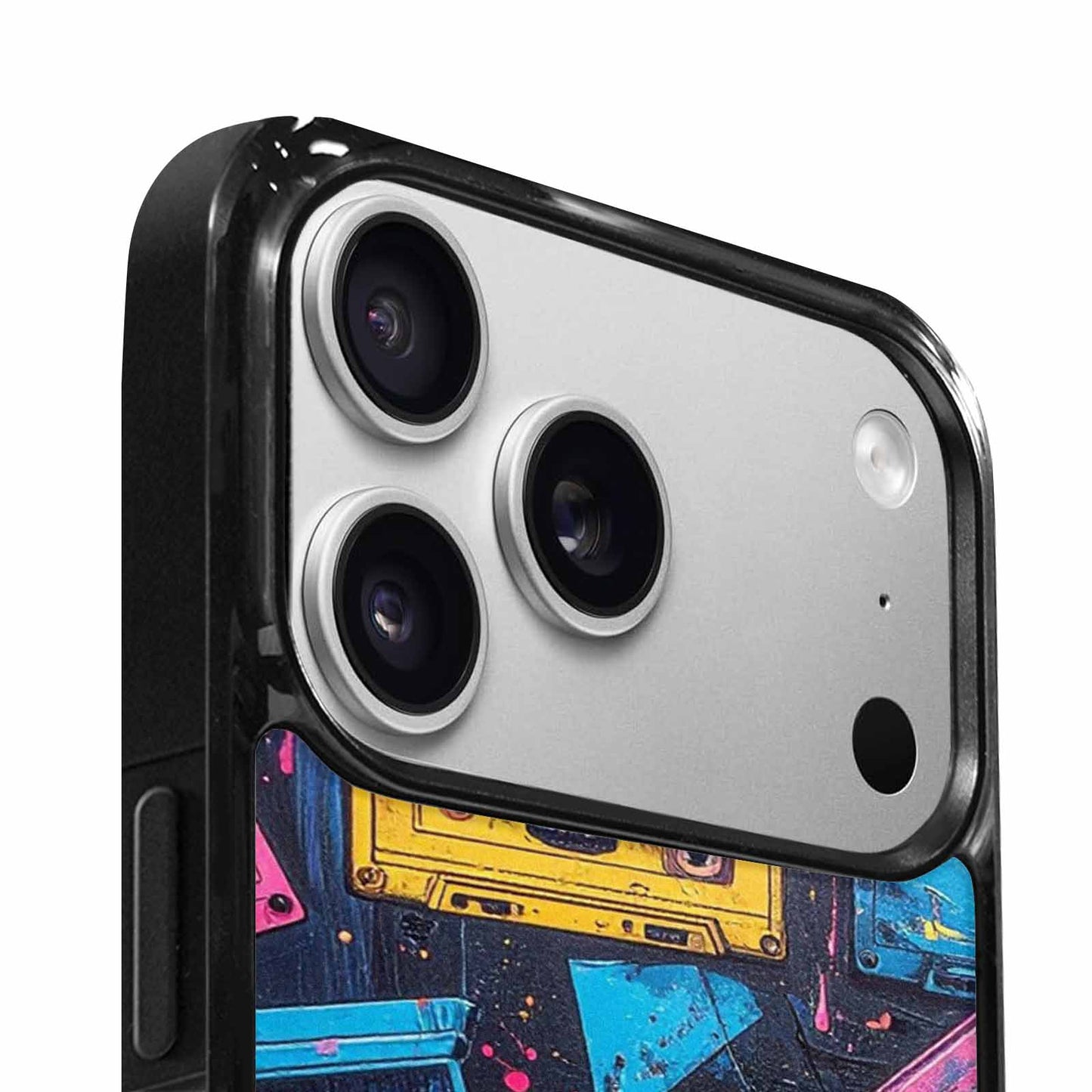 iPhone 17 Pro Max Case — Seamless Tileable Pattern Of Retro Vintage, Custom Designed Case Cover
