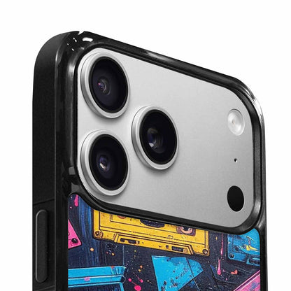 iPhone 17 Pro Max Case — Seamless Tileable Pattern Of Retro Vintage, Custom Designed Case Cover