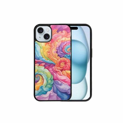 iPhone 15 Plus Case — Tie Dye Swirls Tie Dye Swirls, Custom Printed Phone Case