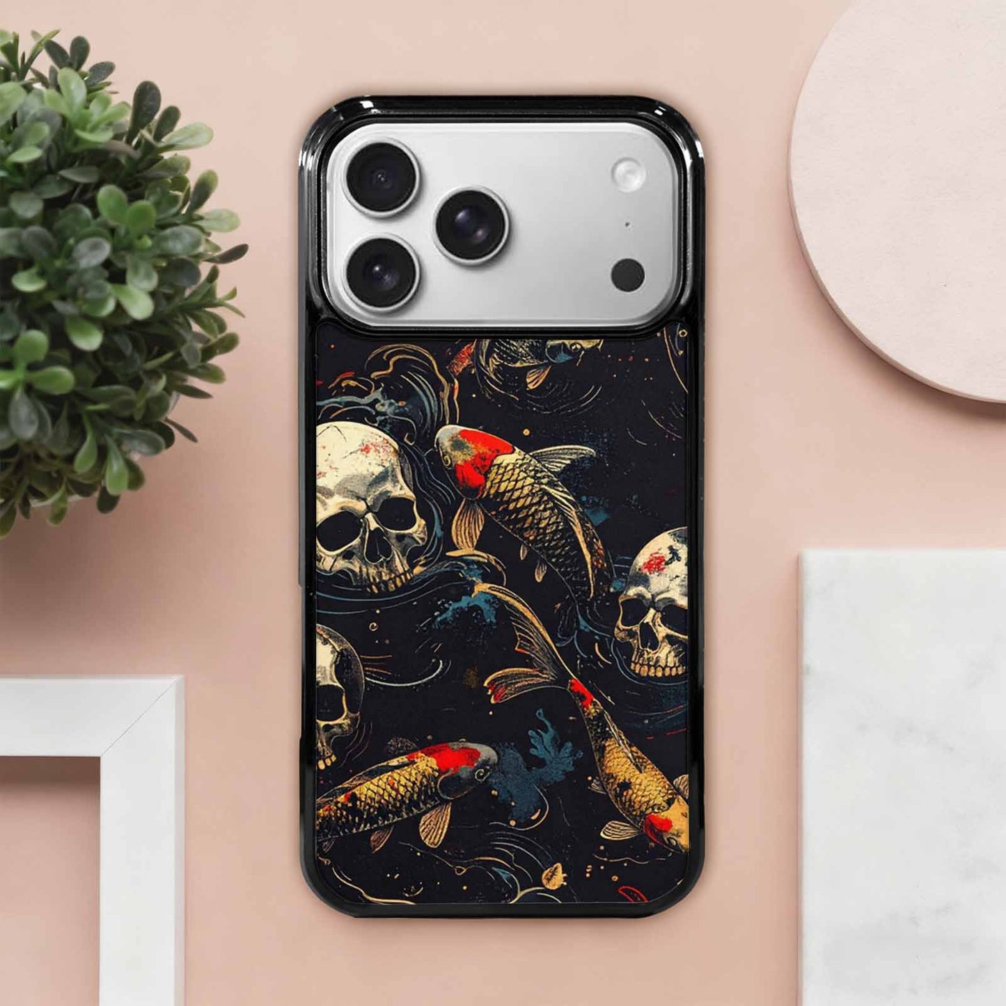 iPhone 17 Pro Max Case — Skull Dark Art Gothic Print Gothic, Custom Print Case Cover