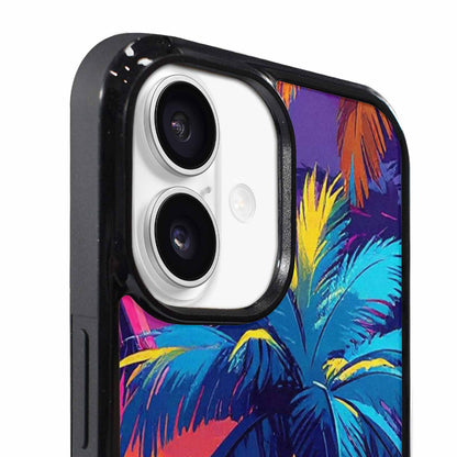 iPhone 17 Case — Chrome Bling Palm Original Art, Custom Printed Phone Case