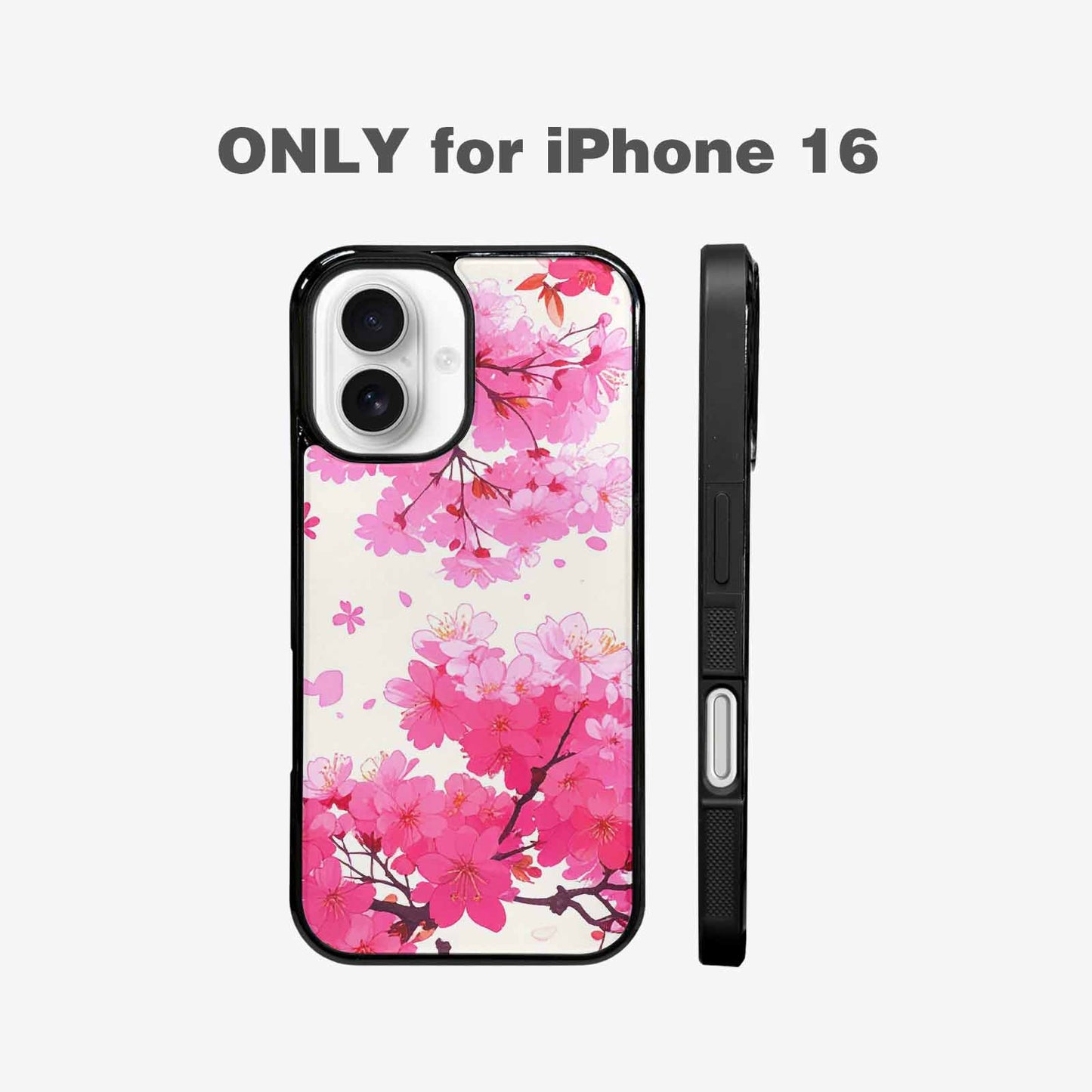 iPhone 16 Case — Cherry Blossom Branch Cherry Blo 0t0, Custom Art Phone Cover