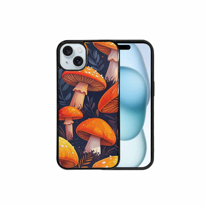 iPhone 15 Plus Case — Bold Autumn Mushroom Bold Autumn Mushroom, Custom Designed Case Cover