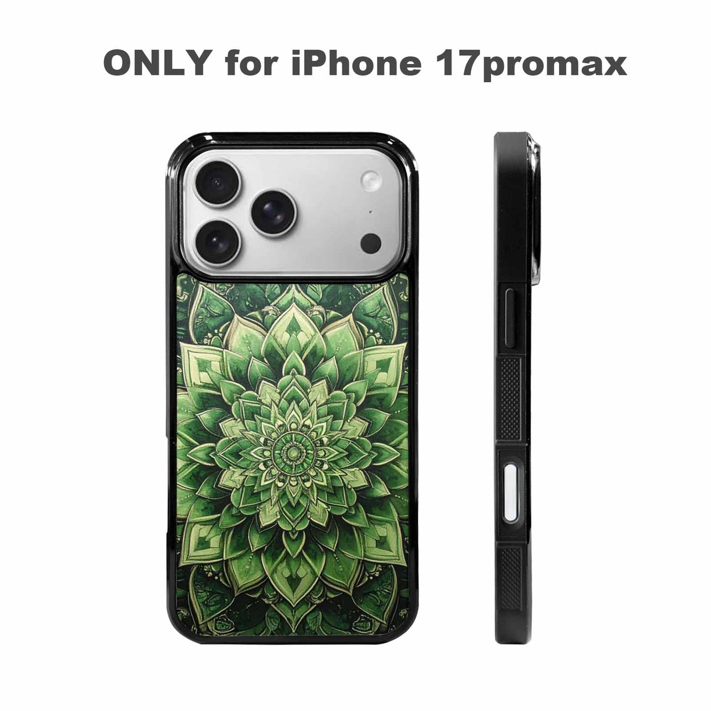 iPhone 17 Pro Max Case — Small Mandala Pattern, Randomly Floral, Custom Designed Case Cover