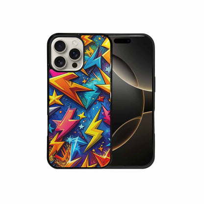 iPhone 16 Pro Max Case — Lightning Bolt Storm Pattern Hundreds Of, Unique Phone Case Design