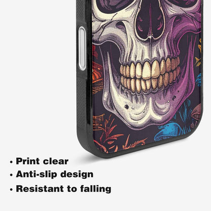 iPhone 16 Plus Case — Mushroom Skull, Personalized Phone Case