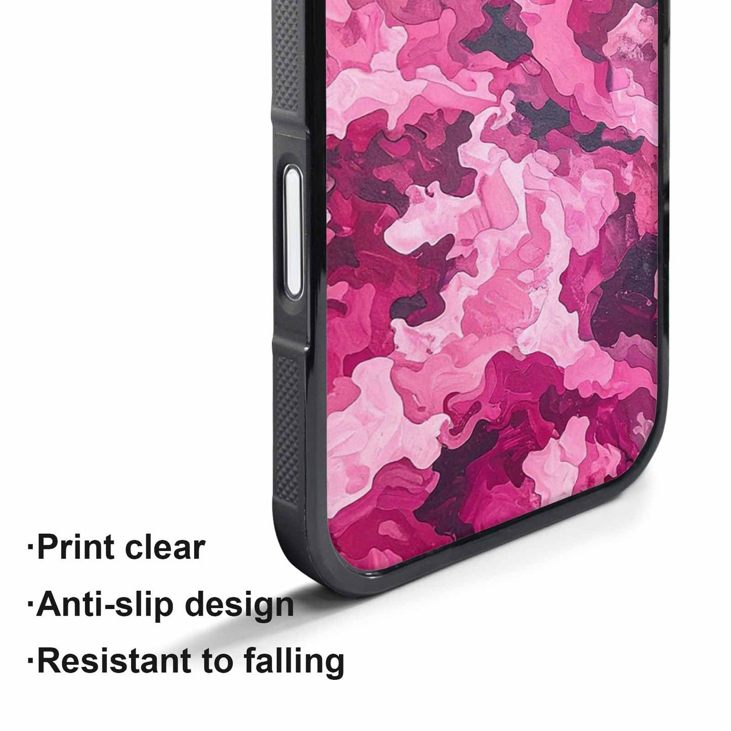 iPhone 17 Pro Case — Small Military Camouflage Blotch Pattern Camo, Custom Print Case Cover