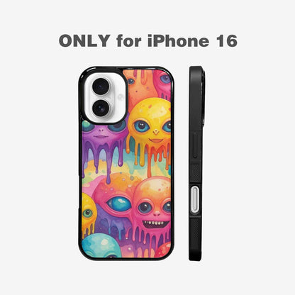 iPhone 16 Case — Aliens Tie Dyemelting Aliens P, Personalized Phone Case