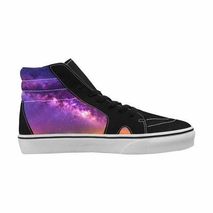 MEN'S Galaxy Nebula Galaxy Nebula High Top Canvas Kaleidoscope Sneakers