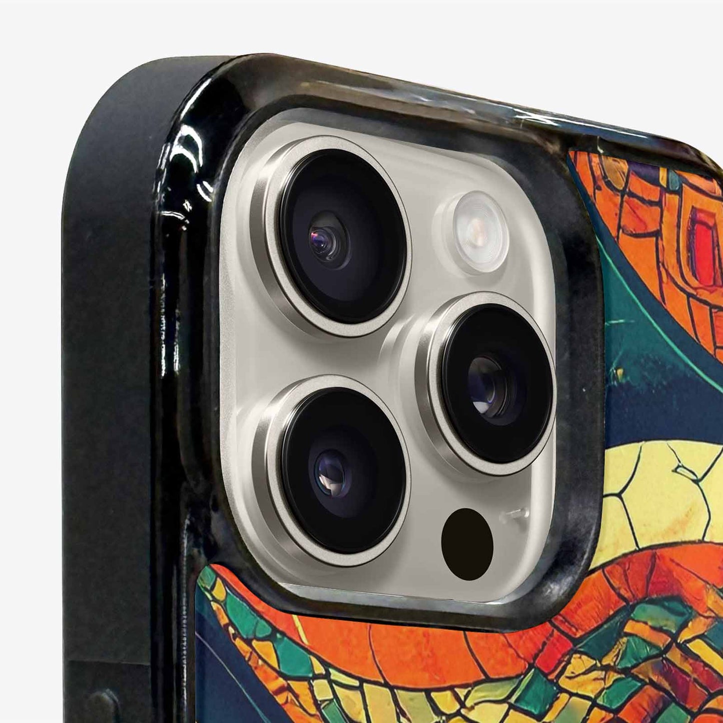 iPhone 15 Pro Max Case — Hippie Serpent Pulse, Custom Designed Case Cover