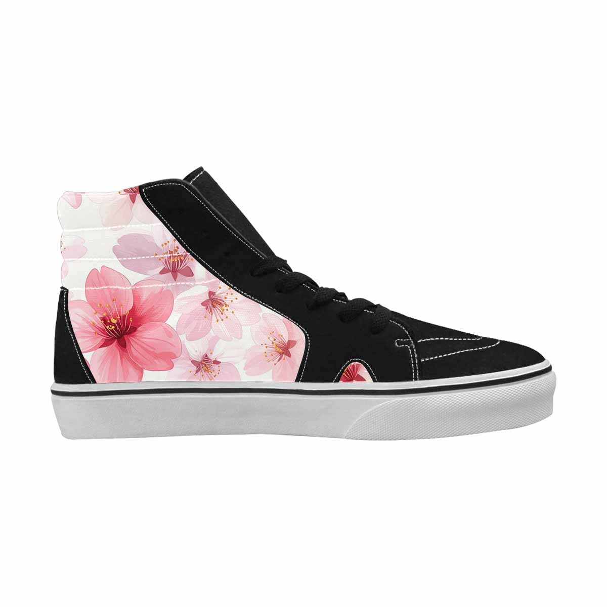 WOMEN'S Japanese Cherry Blossom High Top Canvas Aesthetic Shoes