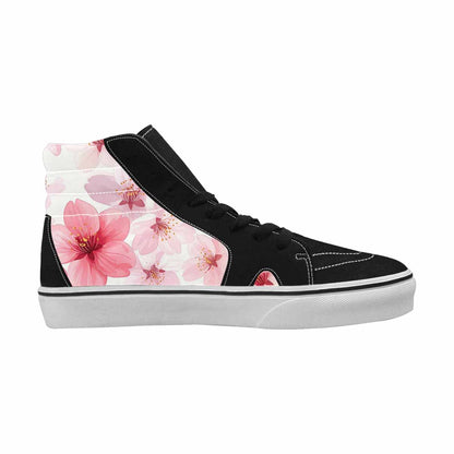 WOMEN'S Japanese Cherry Blossom High Top Canvas Aesthetic Shoes