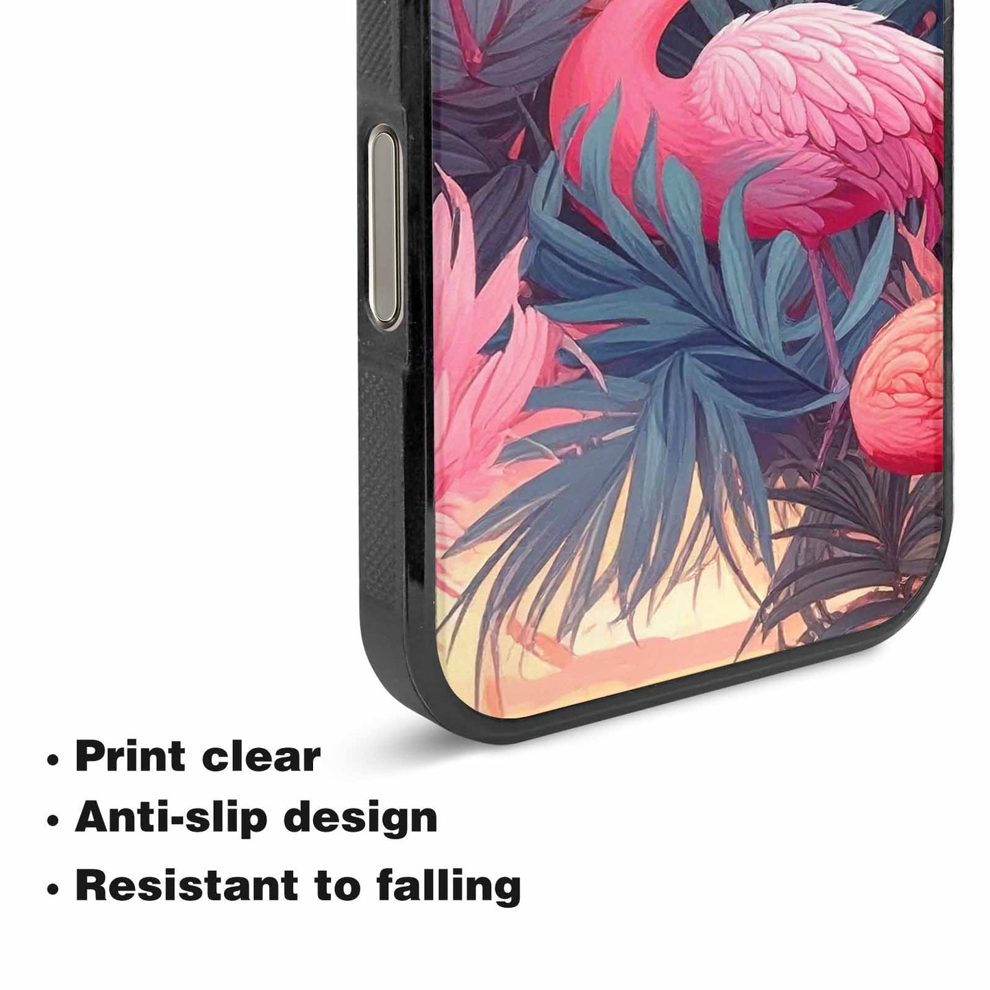 iPhone 16 Pro Case — Flamingo Tropical Flamingo Tropical Pattern Hundreds, Unique Phone Case Design