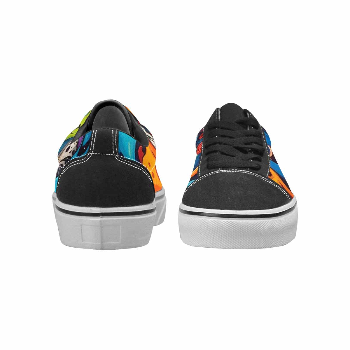 WOMEN'S Melting Aliens Lace-Up Canvas Y2K Shoes