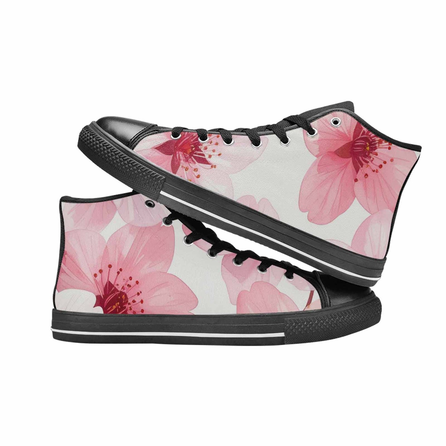 WOMEN'S Japanese Cherry Blossom High Top Canvas Y2K Shoes
