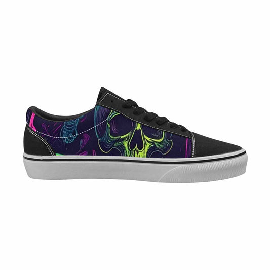 MEN'S Skulls - Neon Canvas Lace-Up Dreamcore Shoes