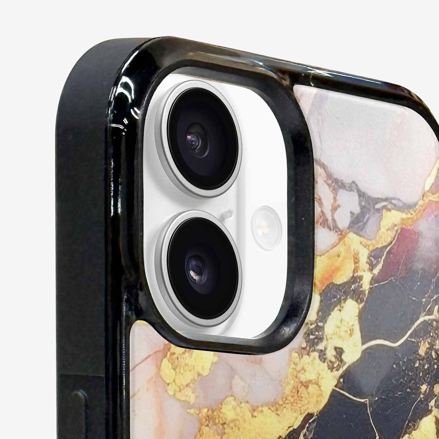 iPhone 16 Plus Case — Marble Vein Marble Veins Pattern Hundreds, Custom Printed Phone Case