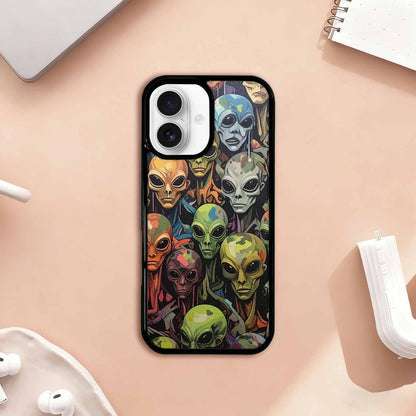 iPhone 17 Case — Aliens Camo Aliens Alien Scifi, Custom Print Case Cover
