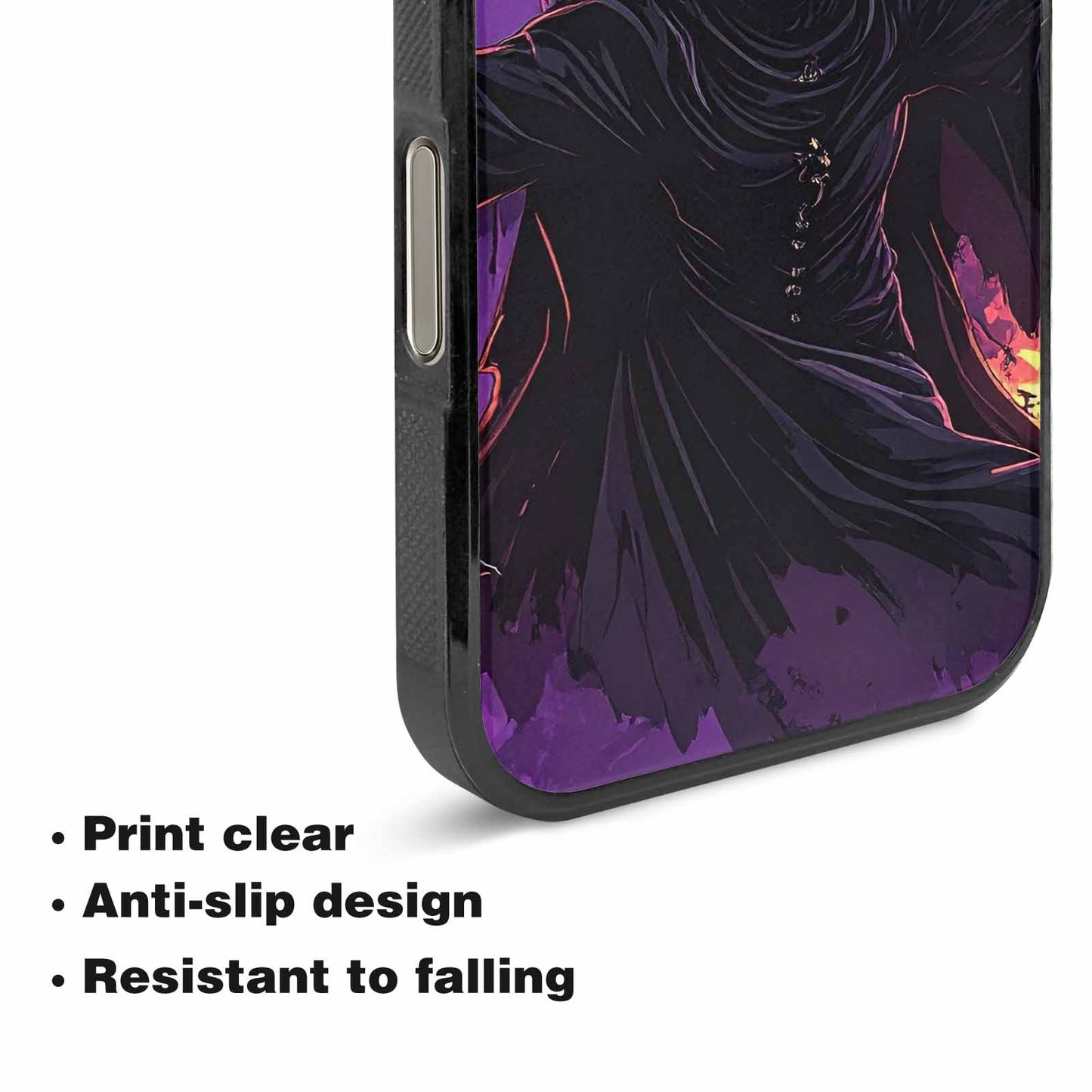 iPhone 16 Pro Case — Scary Horror Halloween Art Print Edge, Unique Phone Case Design