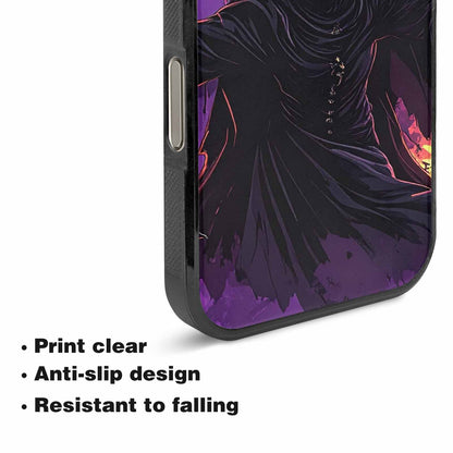 iPhone 16 Pro Case — Scary Horror Halloween Art Print Edge, Unique Phone Case Design