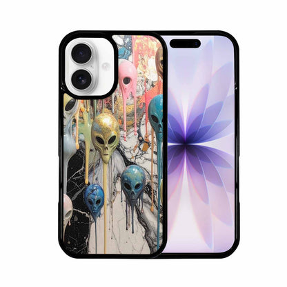 iPhone 17 Case — Aliens Marblemelting Aliens Pa Alien Scifi, Custom Phone Case