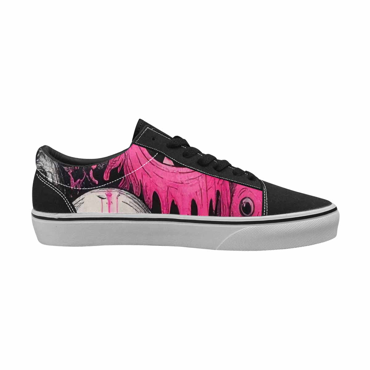 WOMEN'S Monsters (general) Lace-Up Canvas Wallpaper Art Sneakers