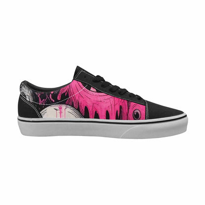WOMEN'S Monsters (general) Lace-Up Canvas Wallpaper Art Sneakers