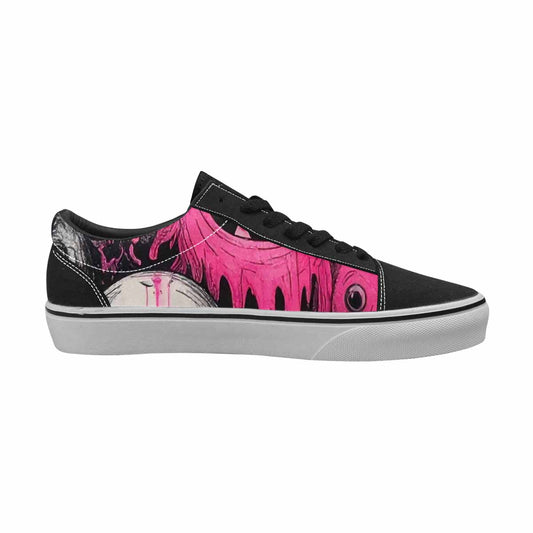 MEN'S Monsters (general) Lace-Up Canvas Wallpaper Art Sneakers
