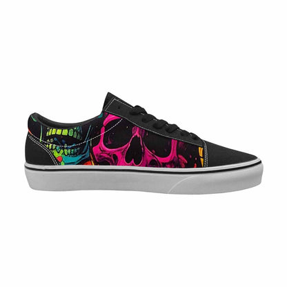 WOMEN'S Vibrant Camo 1000 S Lace-Up Canvas Surreal Custom Shoes