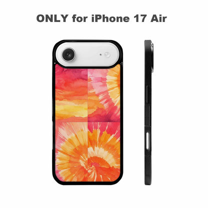 iPhone 17 Air Case — Tie Dye Sunset Wash Blended Tie, Custom Print Case Cover