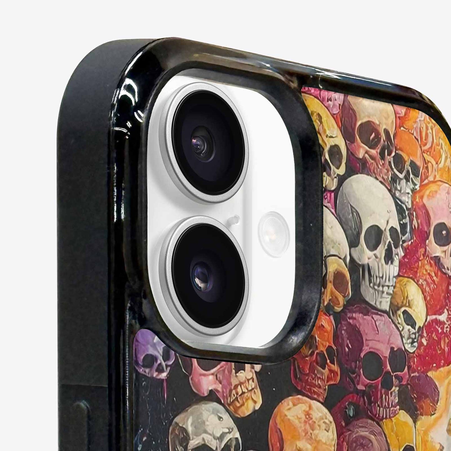 iPhone 16 Plus Case — Skulls Marbleskulls Pattern, Original Design Phone Case