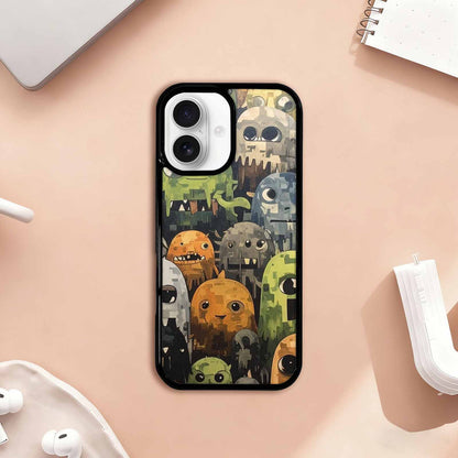 iPhone 17 Case — Monsters Camomonsters Pattern T6v Camo, Original Design Phone Case