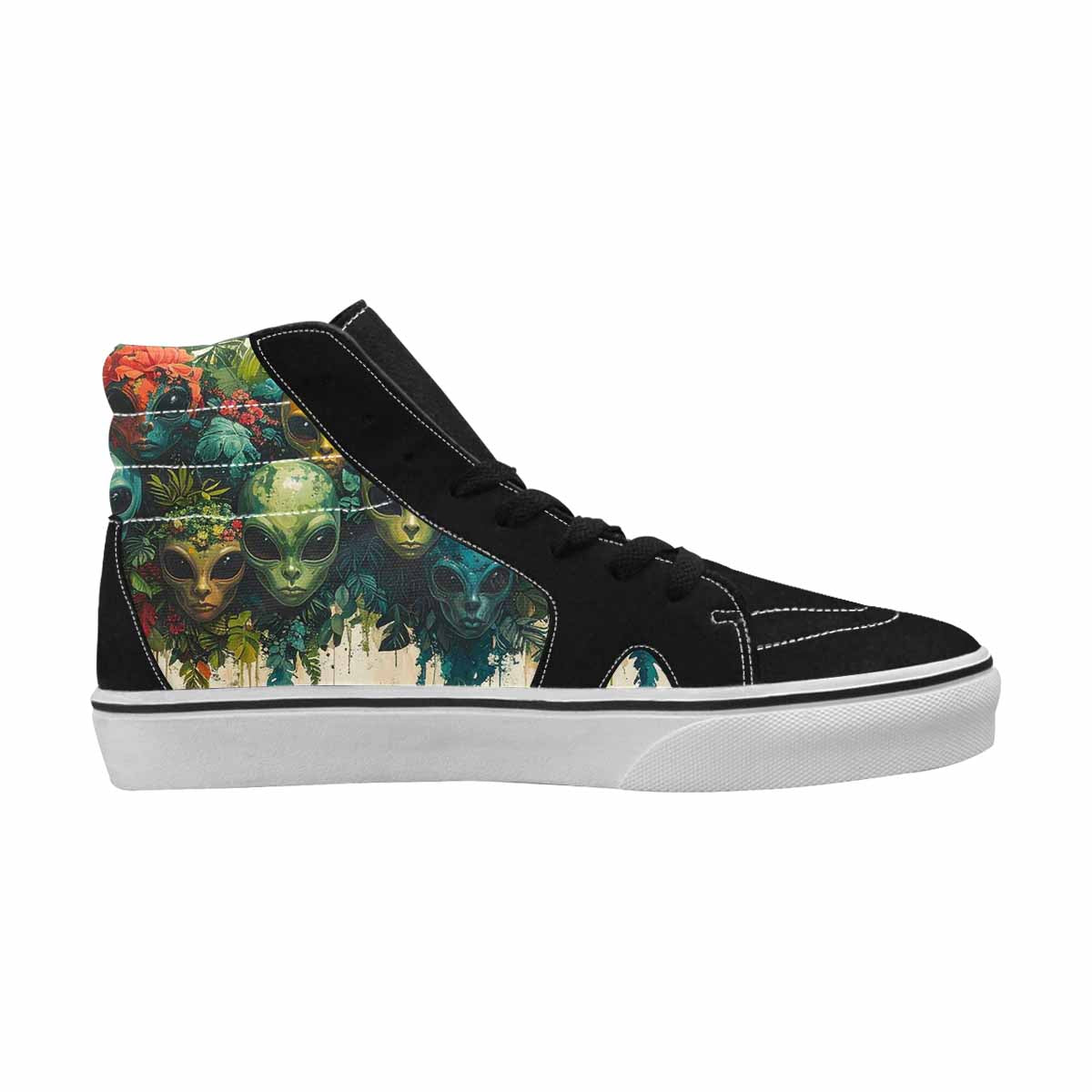 MEN'S Aliens High Top Canvas Aesthetic Shoes