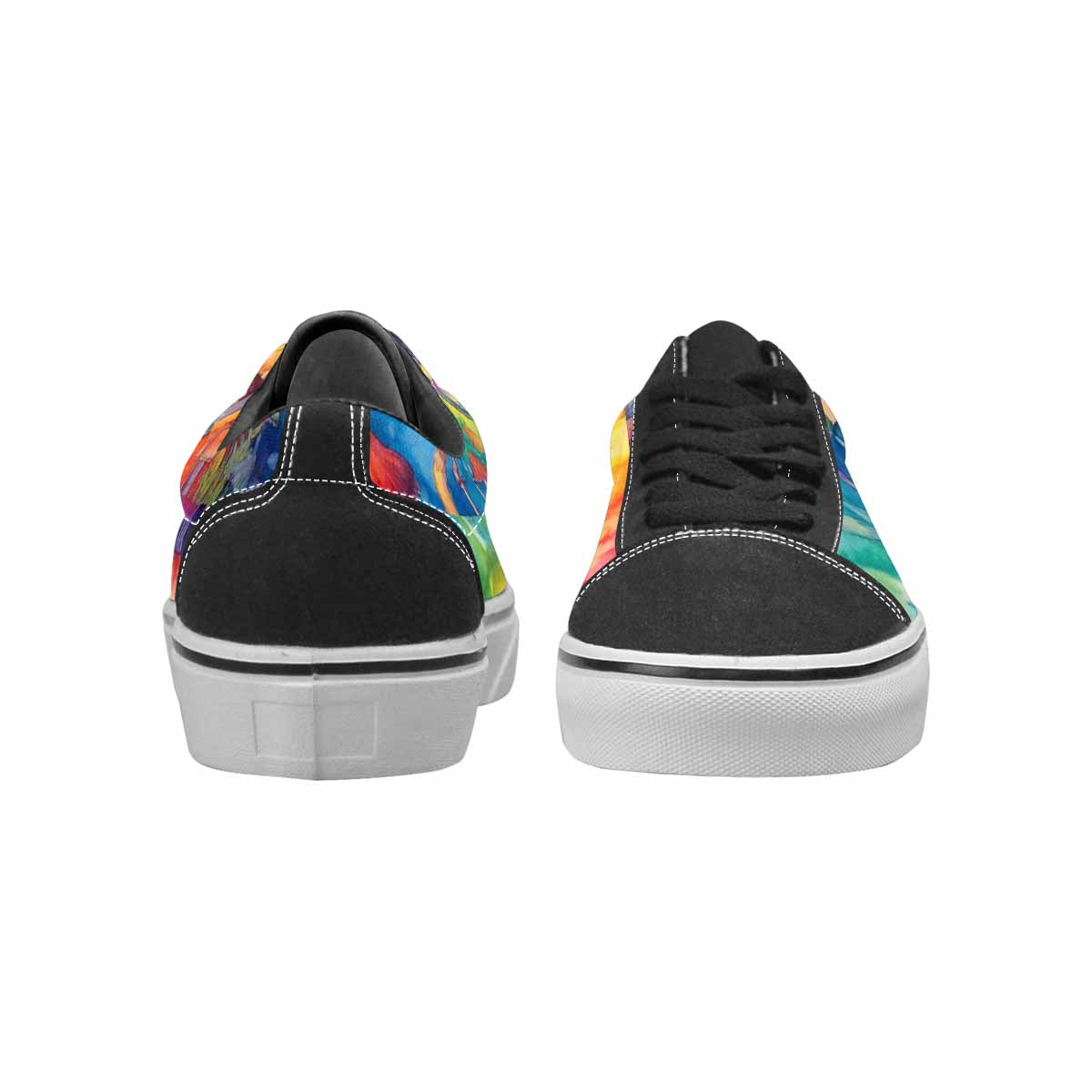 WOMEN'S Mushrooms  Tie Dye Lace-Up Canvas Dreamcore Custom Shoes
