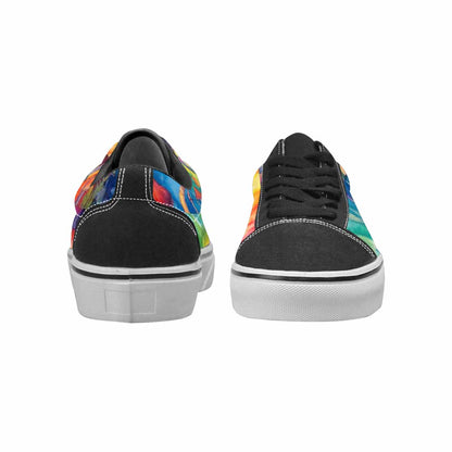 WOMEN'S Mushrooms  Tie Dye Lace-Up Canvas Dreamcore Custom Shoes
