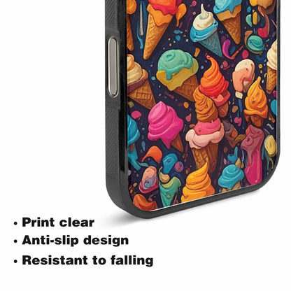 iPhone 15 Pro Max Case — Ice Cream Motif Ice Cream Motifs, Original Design Phone Case