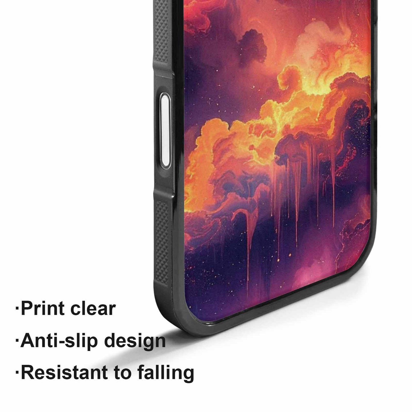 iPhone 17 Case — Seamless Tileable Pattern Of Galaxy Space, Custom Made Phone Cover