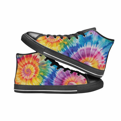 MEN'S Tie Dye Swirl High Top Canvas Dreamcore Sneakers
