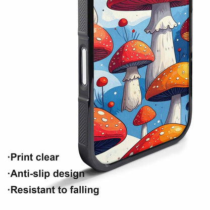 iPhone 17 Pro Max Case — Vivid Winter Mushroom Cartoon Cute, Custom Printed Phone Case
