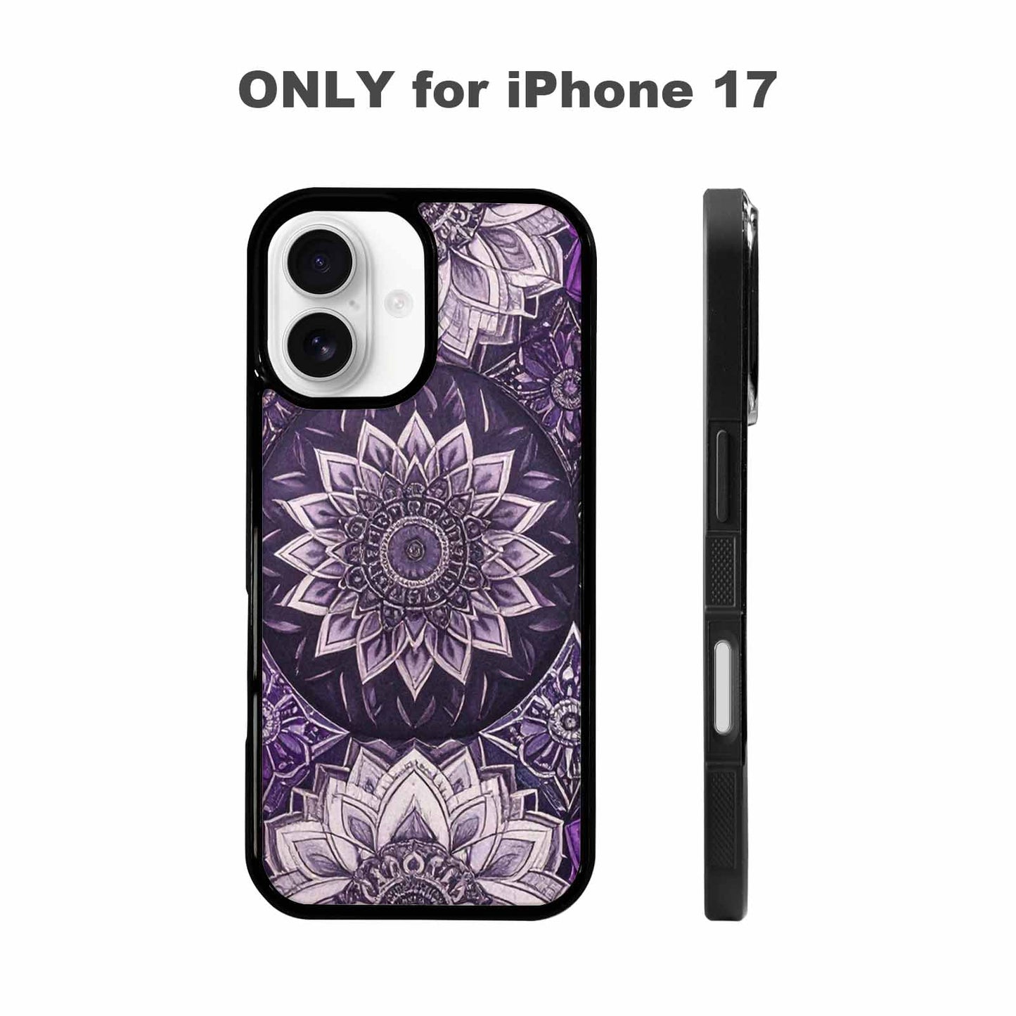 iPhone 17 Case — Small Mandala Pattern, Randomly Floral, Custom Phone Case