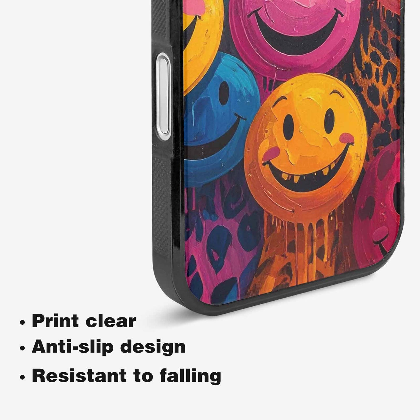 iPhone 16 Plus Case — Smiley Faces Animal Printsmile P7v, Original Design Phone Case