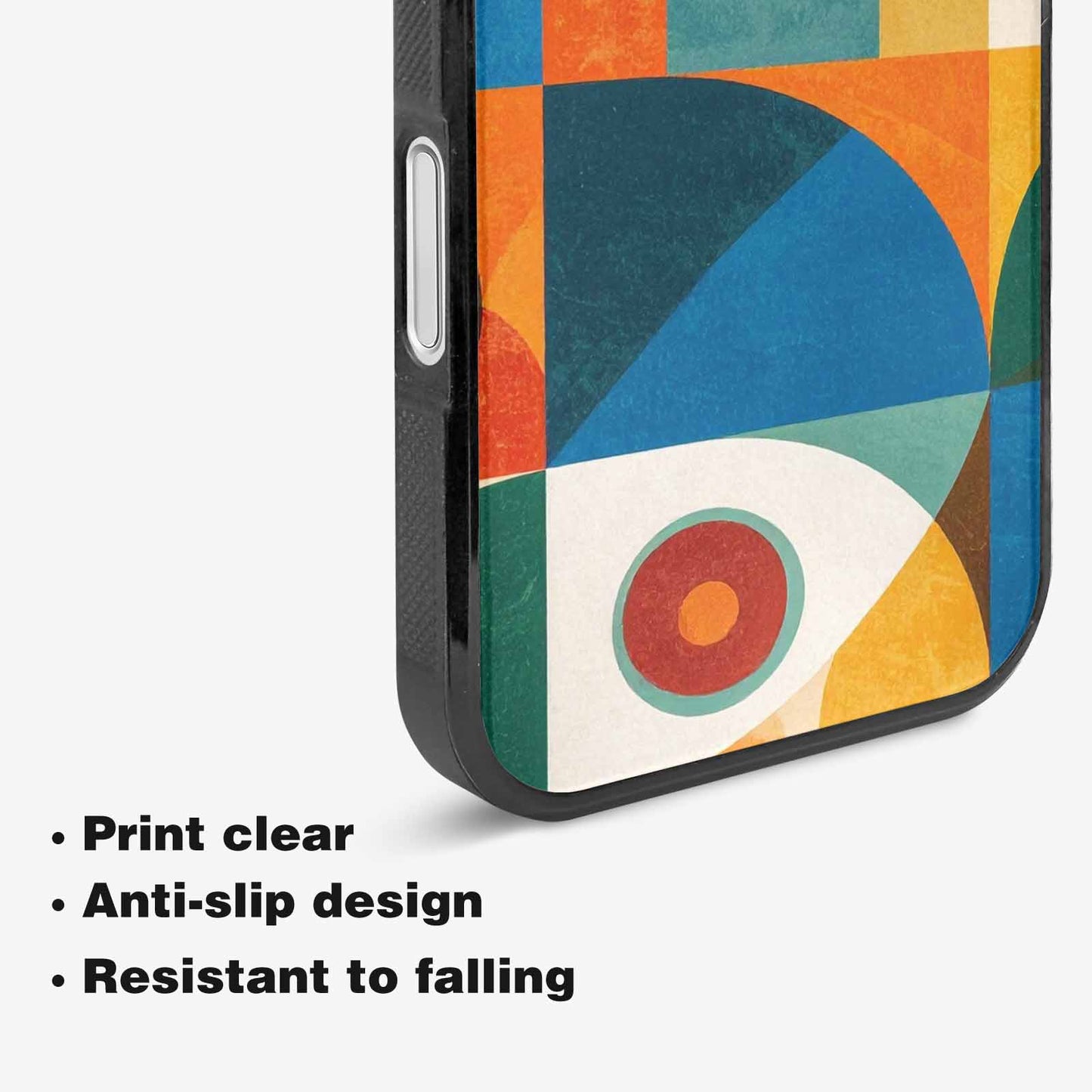 iPhone 16 Plus Case — 1990s Memphis Art Pattern, Custom Designed Case Cover