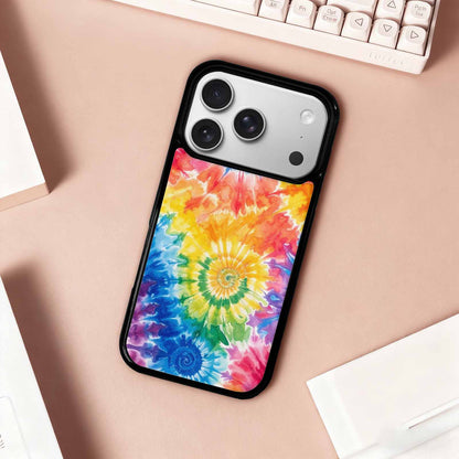 iPhone 17 Pro Case — Small Tie Dye Swirl Pattern Tie, Custom Print Case Cover