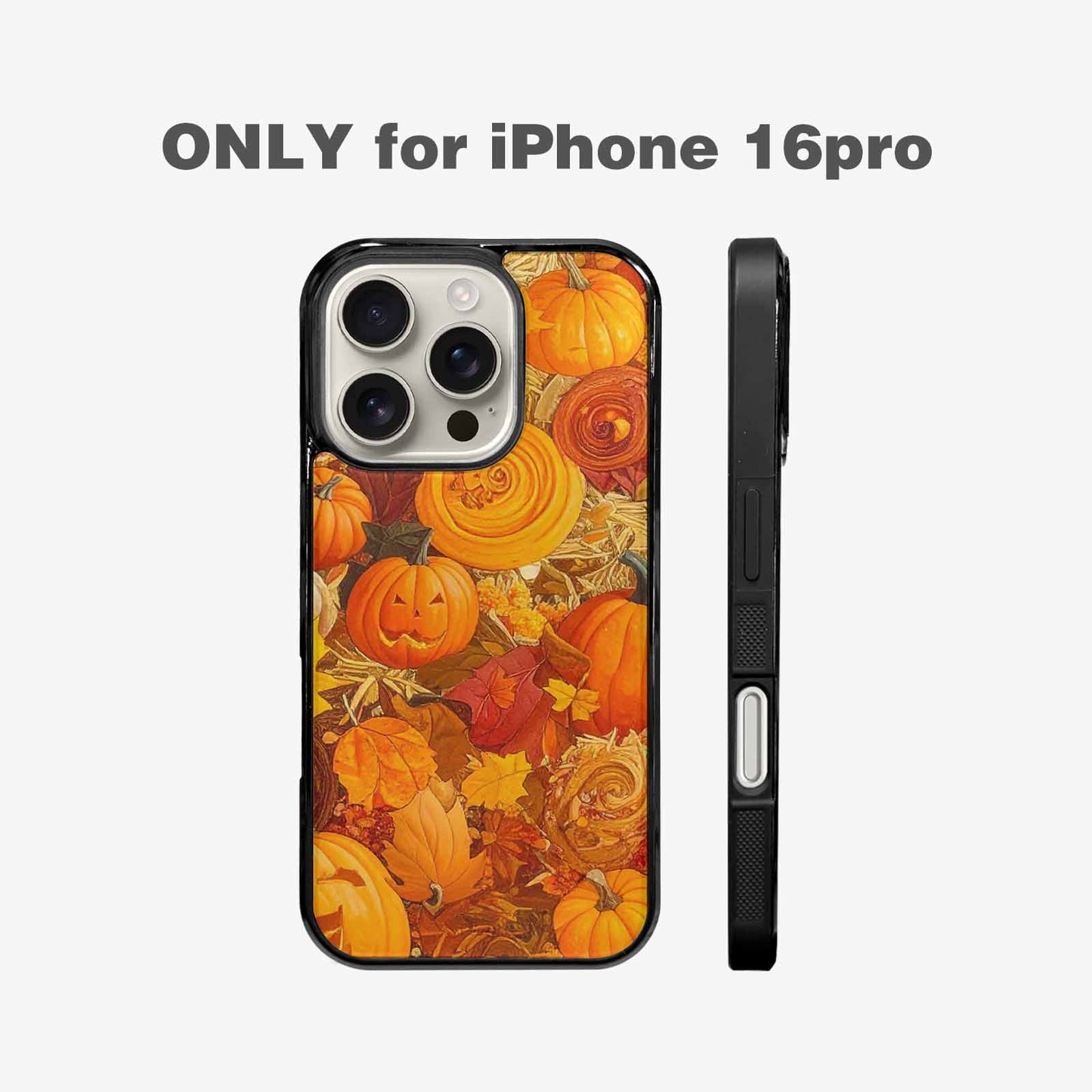 iPhone 16 Pro Case — Autumn Pumpkin Patch Autumn Pumpkin Patch, Custom Designed Case Cover